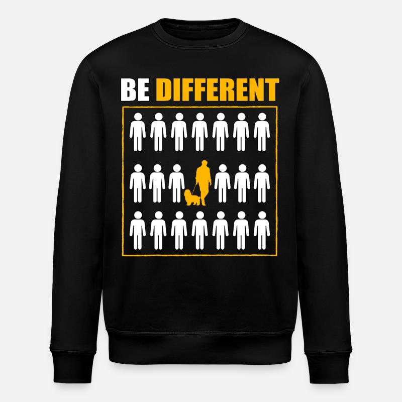 Havanese Be Different - Stanley/Stella ROLLER Unisex Organic Sweatshirt - black