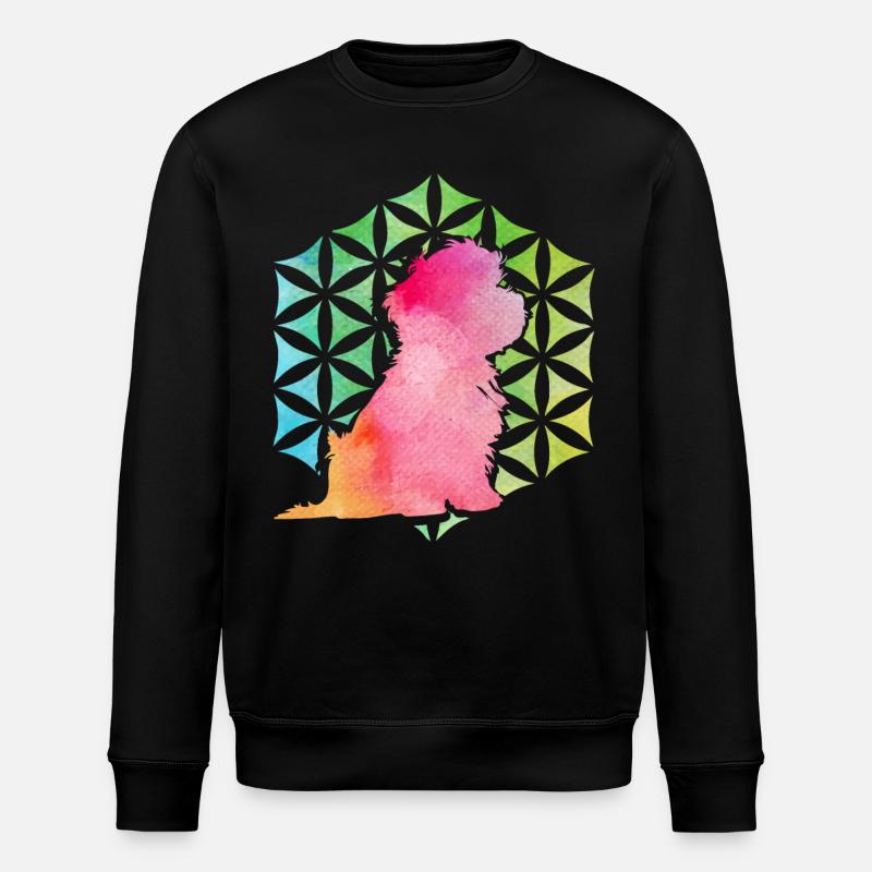 Havanais rétro - Sweat bio ROLLER Stanley/Stella Unisexe - noir