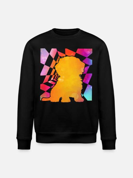 Havanese Retro - Stanley/Stella ROLLER Unisex Organic Sweatshirt - black