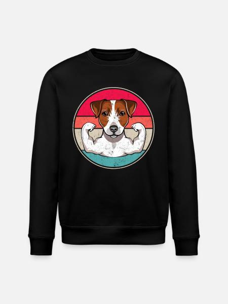 Jack Russell Terrier - Stanley/Stella Unisex Bio-Sweatshirt ROLLER - Schwarz