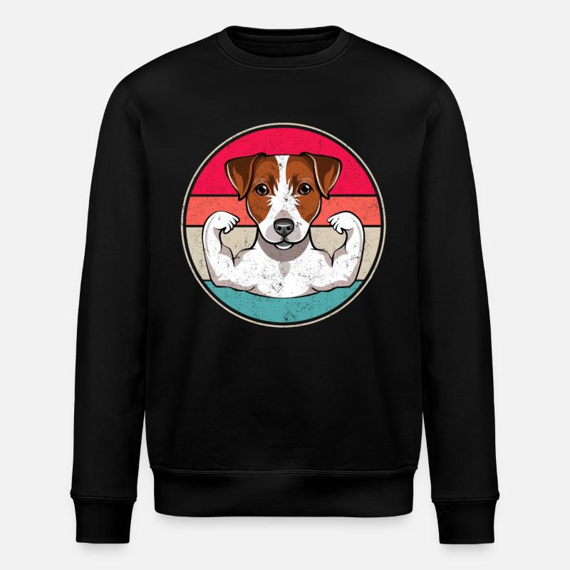 Jack Russell Terrier - Sweat bio ROLLER Stanley/Stella Unisexe - noir