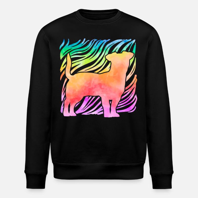 Jack Russell Terrier - Stanley/Stella ROLLER Unisex Organic Sweatshirt - black