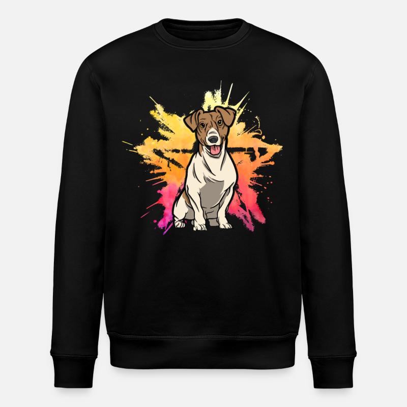Jack Russell - Stanley/Stella Unisex Bio-Sweatshirt ROLLER - Schwarz