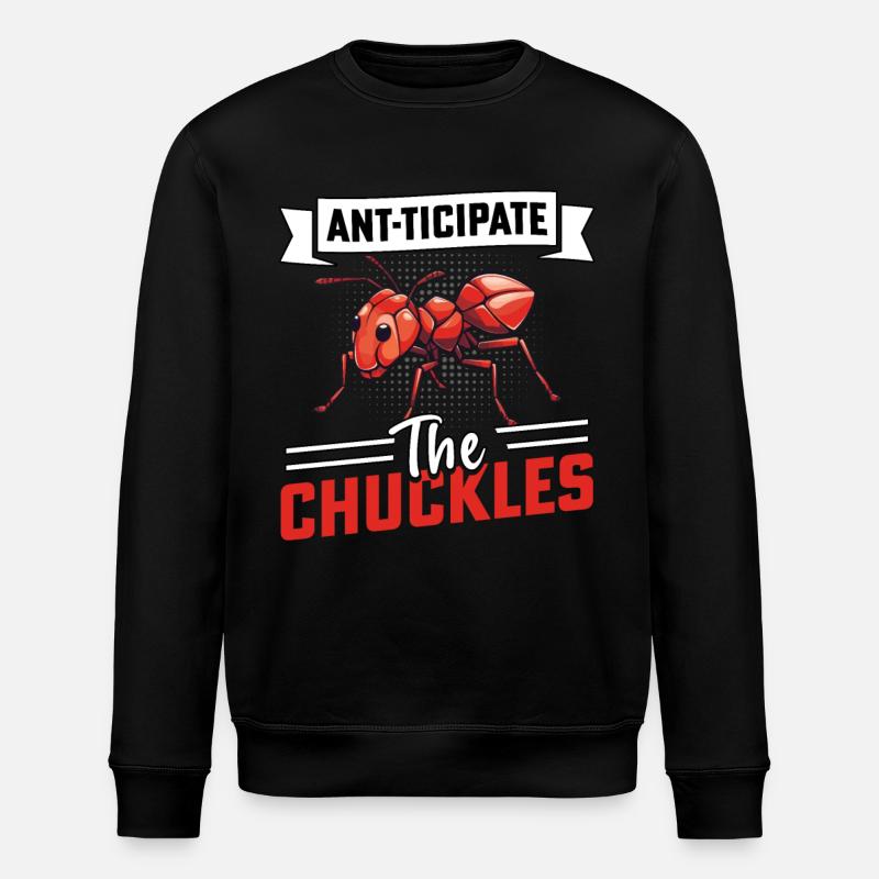 Anticipez les rires - Sweat bio ROLLER Stanley/Stella Unisexe - noir