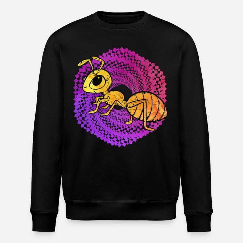 Ameise - Stanley/Stella Unisex Bio-Sweatshirt ROLLER - Schwarz