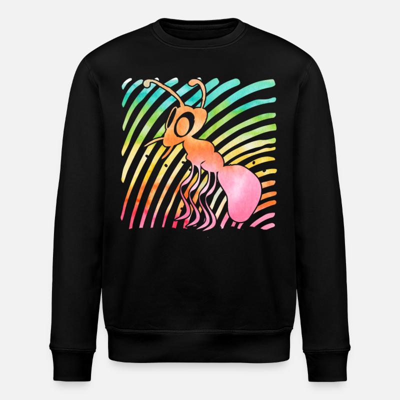 Ameise - Stanley/Stella Unisex Bio-Sweatshirt ROLLER - Schwarz