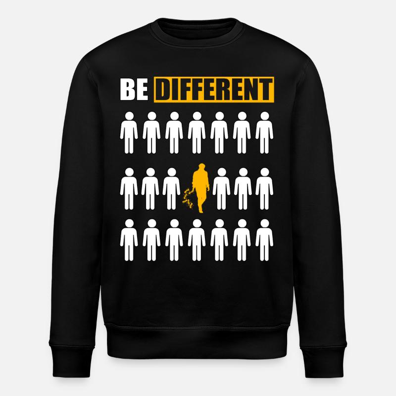 Soyez différent - Sweat bio ROLLER Stanley/Stella Unisexe - noir