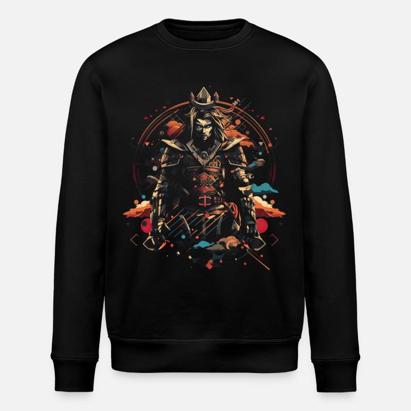 Japanisch Kunstwerk - Stanley/Stella Unisex Bio-Sweatshirt ROLLER - Schwarz