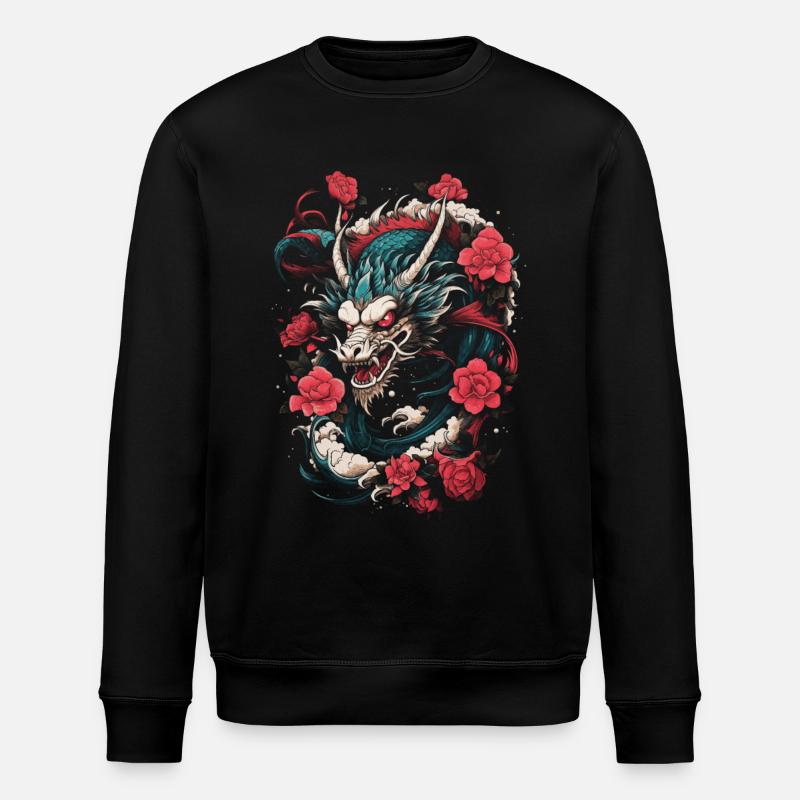 Dragon japonais Japon - Sweat bio ROLLER Stanley/Stella Unisexe - noir