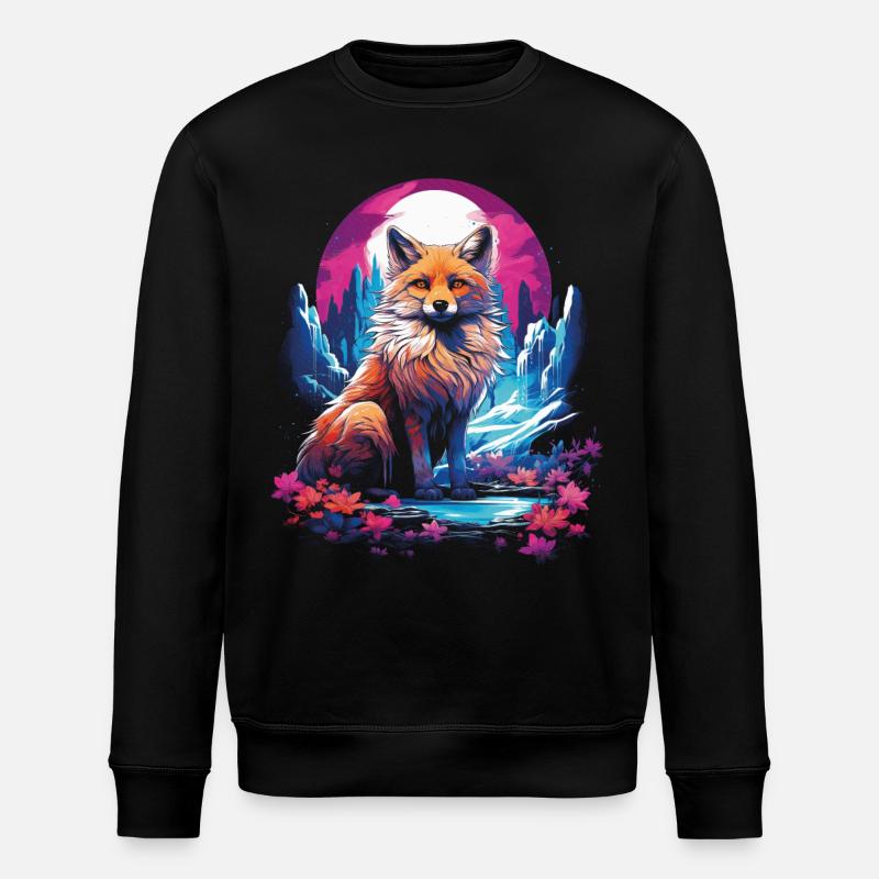 Fantay Fox Renard magique - Sweat bio ROLLER Stanley/Stella Unisexe - noir