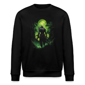 Fantasy Chevalier Château Magie Conte de Fées Mythique Gothique - Sweat bio ROLLER Stanley/Stella Unisexe - noir - Devant - Nik (191cm)