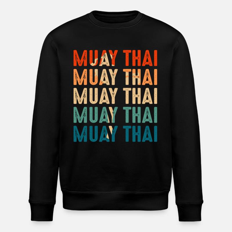 Muay Thai - Stanley/Stella Unisex Bio-Sweatshirt ROLLER - Schwarz