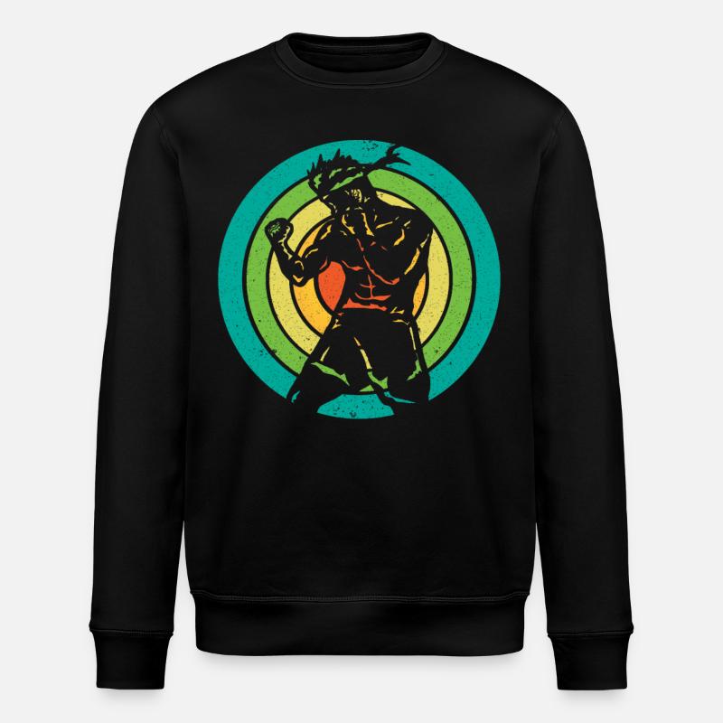 Muay Thai - Stanley/Stella ROLLER Unisex Organic Sweatshirt - black