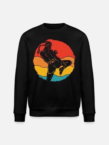 Muay Thai - Stanley/Stella ROLLER Unisex Organic Sweatshirt - black