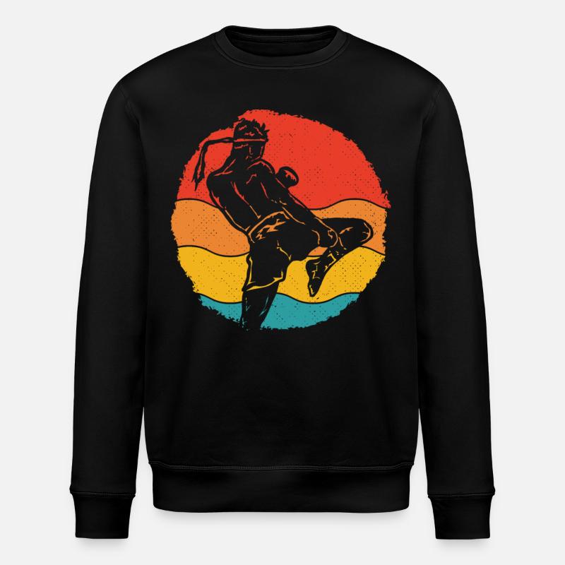 Muay Thai - Stanley/Stella ROLLER Unisex Organic Sweatshirt - black