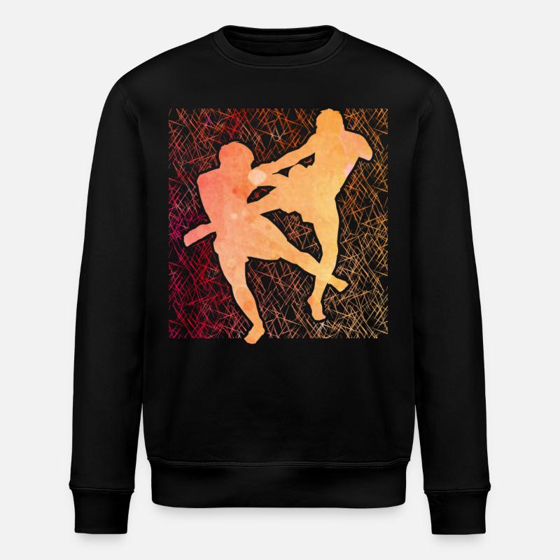 Muay Thai - Stanley/Stella Unisex Bio-Sweatshirt ROLLER - Schwarz