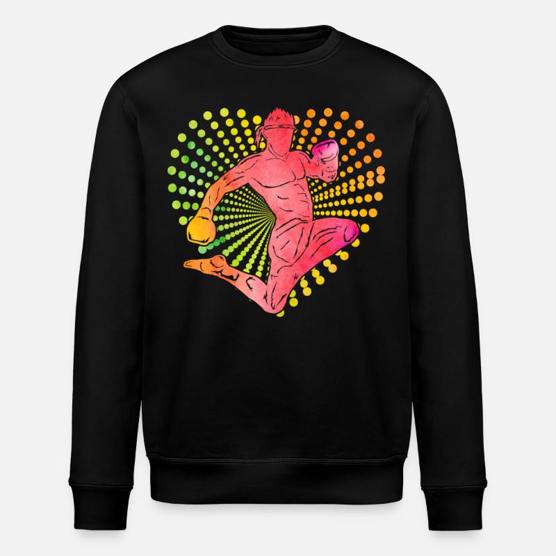 Muay Thai - Stanley/Stella Unisex Bio-Sweatshirt ROLLER - Schwarz
