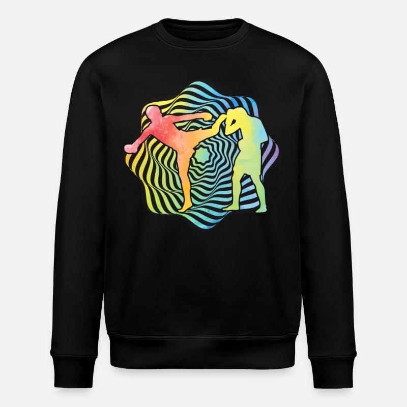 Muay Thai - Stanley/Stella ROLLER Unisex Organic Sweatshirt - black