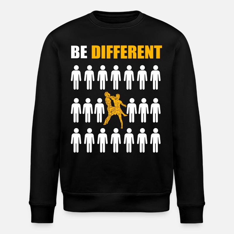 be different Muay Thai - Stanley/Stella ROLLER Unisex Organic Sweatshirt - black