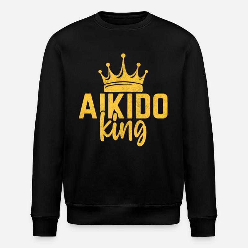 Aikido-König - Stanley/Stella Unisex Bio-Sweatshirt ROLLER - Schwarz