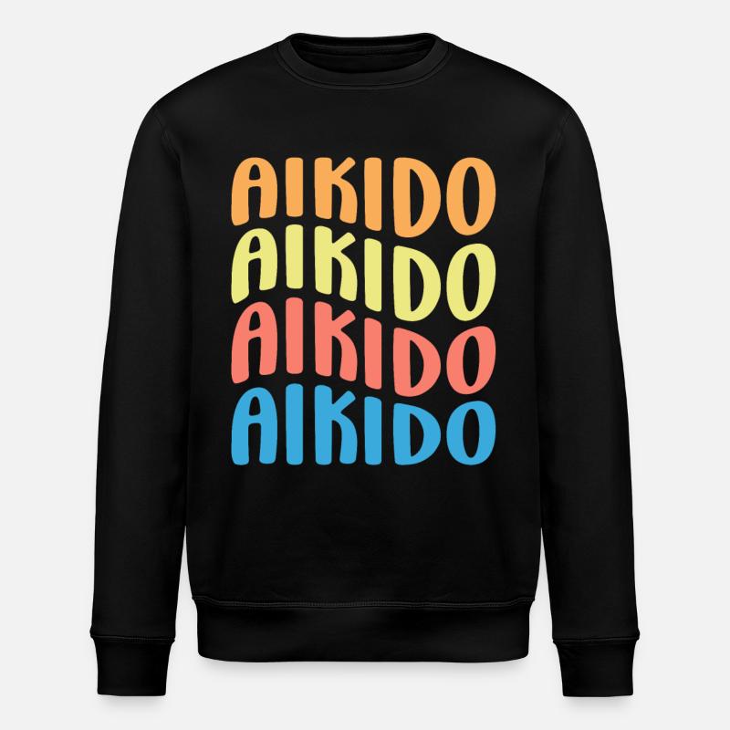 Aikido - Stanley/Stella ROLLER Unisex Organic Sweatshirt - black