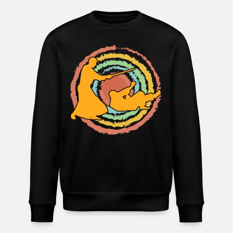 Aikido - Stanley/Stella ROLLER Unisex Organic Sweatshirt - black