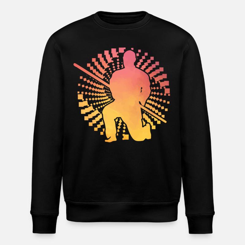 Aikido - Stanley/Stella Unisex Bio-Sweatshirt ROLLER - Schwarz