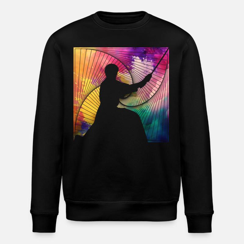 Aikido - Stanley/Stella Unisex Bio-Sweatshirt ROLLER - Schwarz