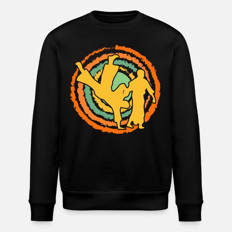 Aikido - Stanley/Stella Unisex Bio-Sweatshirt ROLLER - Schwarz