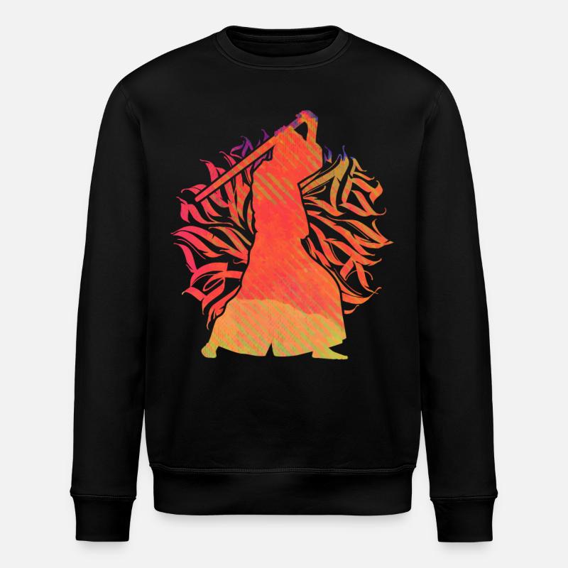 Aikido - Stanley/Stella ROLLER Unisex Organic Sweatshirt - black