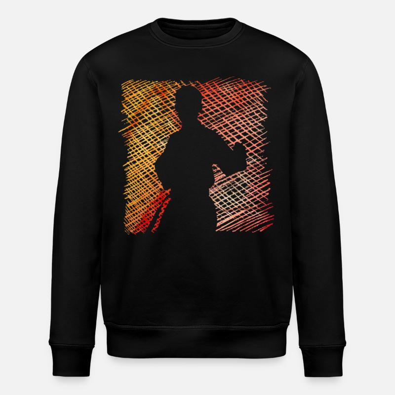 Wing Chun - Stanley/Stella Unisex Bio-Sweatshirt ROLLER - Schwarz