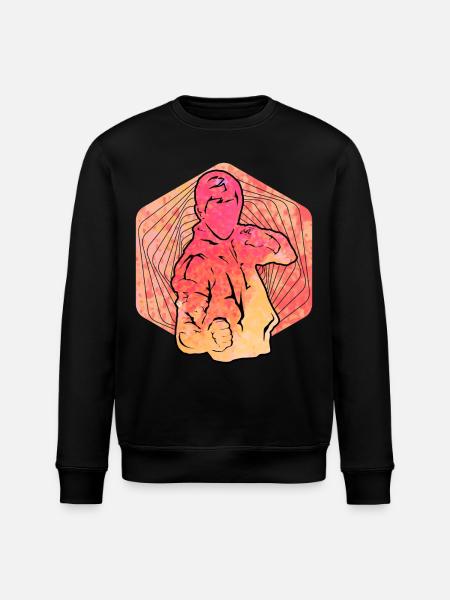 Wing Chun - Stanley/Stella Unisex Bio-Sweatshirt ROLLER - Schwarz
