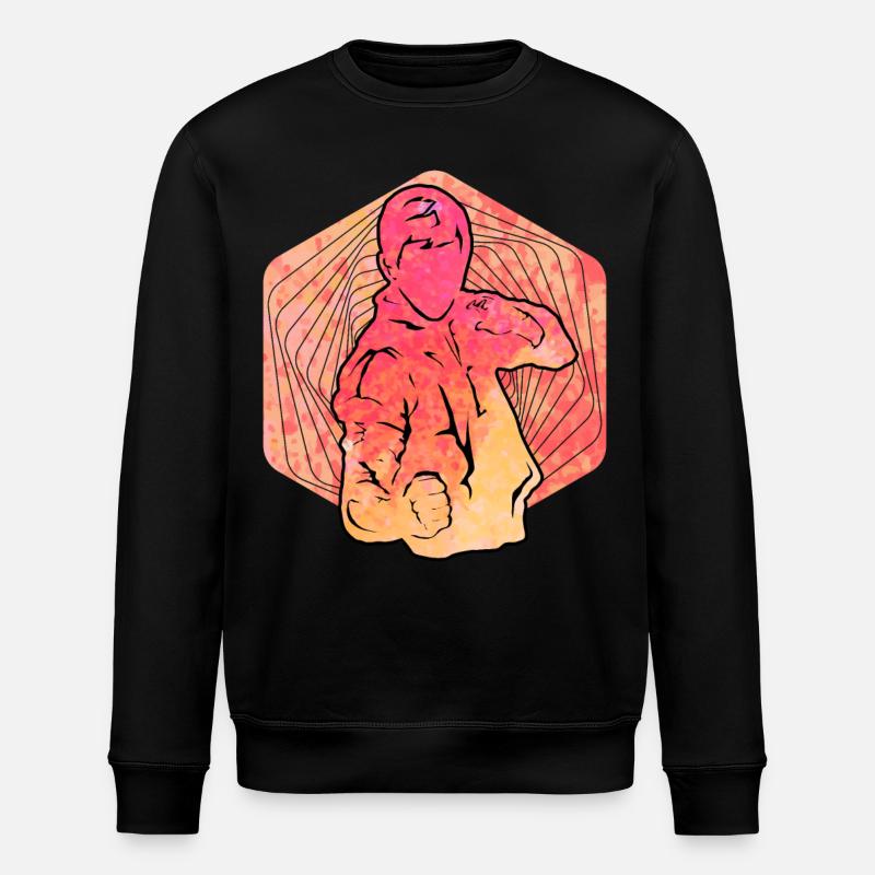 Wing Chun - Stanley/Stella Unisex Bio-Sweatshirt ROLLER - Schwarz