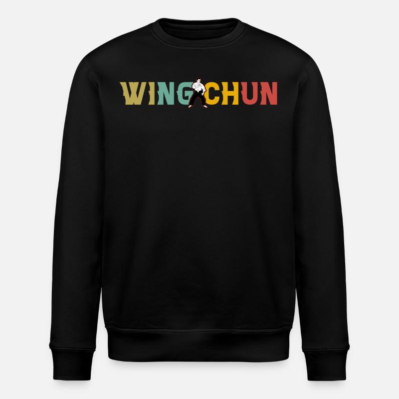 Wing Chun - Stanley/Stella Unisex Bio-Sweatshirt ROLLER - Schwarz