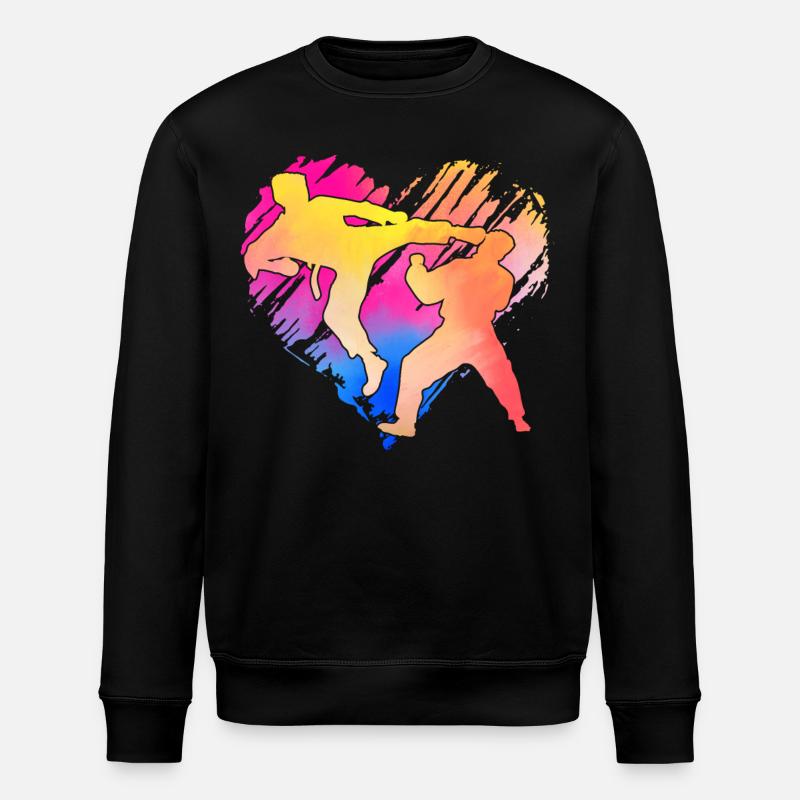 Taekwondo - Stanley/Stella Unisex Bio-Sweatshirt ROLLER - Schwarz