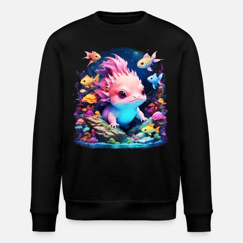 axolotl - Sweat bio ROLLER Stanley/Stella Unisexe - noir