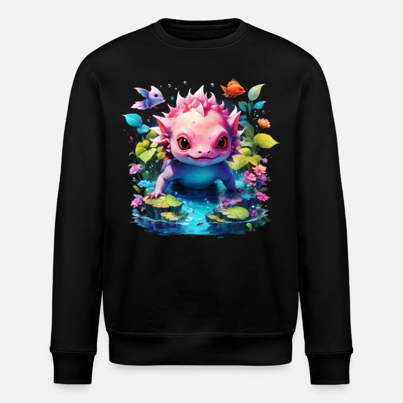 axolotl - Sweat bio ROLLER Stanley/Stella Unisexe - noir
