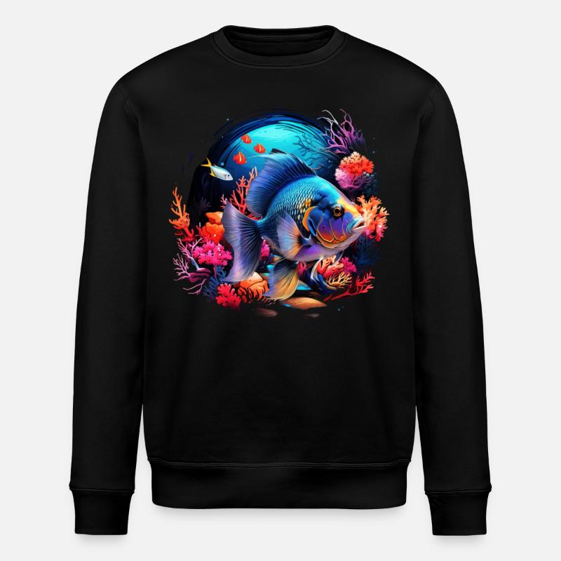 Skalar - Stanley/Stella Unisex Bio-Sweatshirt ROLLER - Schwarz