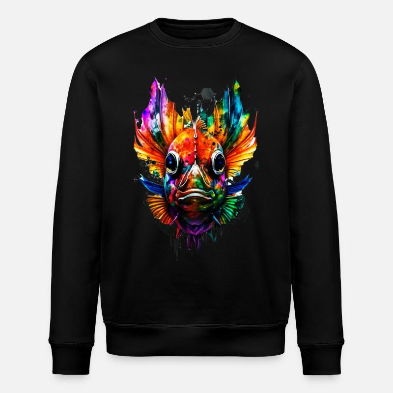 Skalar - Stanley/Stella Unisex Bio-Sweatshirt ROLLER - Schwarz