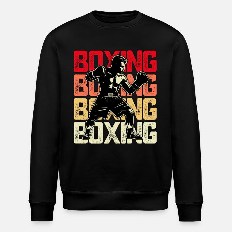 Boxe - Sweat bio ROLLER Stanley/Stella Unisexe - noir