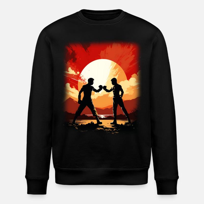 Boxe - Sweat bio ROLLER Stanley/Stella Unisexe - noir