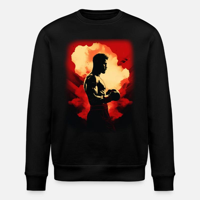 Boxing - Stanley/Stella ROLLER Unisex Organic Sweatshirt - black