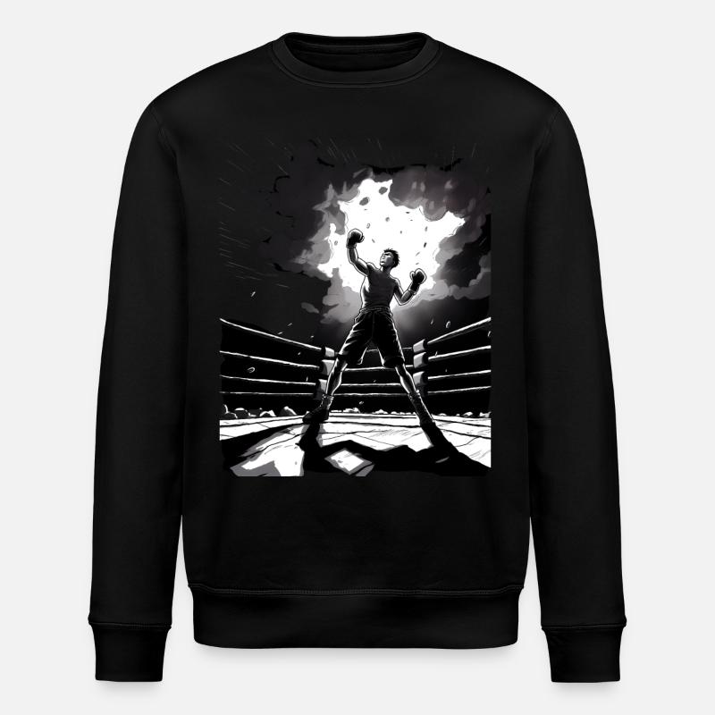 Boxing - Stanley/Stella ROLLER Unisex Organic Sweatshirt - black