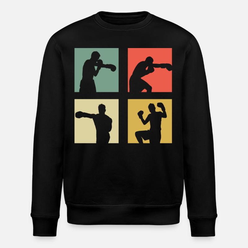 Boxing - Stanley/Stella ROLLER Unisex Organic Sweatshirt - black