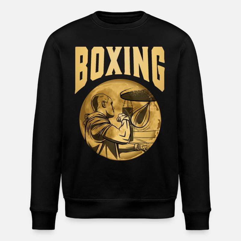 Boxe - Sweat bio ROLLER Stanley/Stella Unisexe - noir