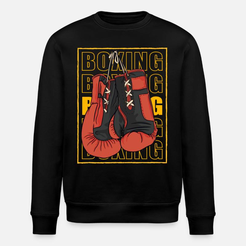 Boxing - Stanley/Stella ROLLER Unisex Organic Sweatshirt - black