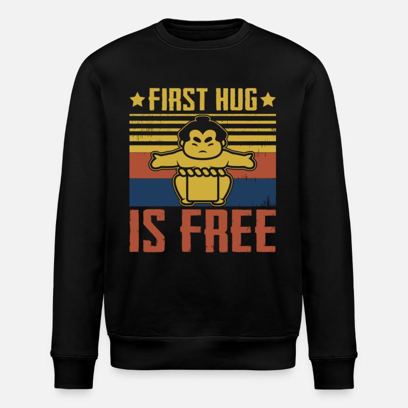 First Hug est gratuit - Sweat bio ROLLER Stanley/Stella Unisexe - noir
