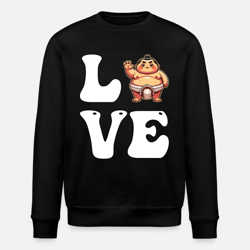 Amour sumo - Sweat bio ROLLER Stanley/Stella Unisexe - noir