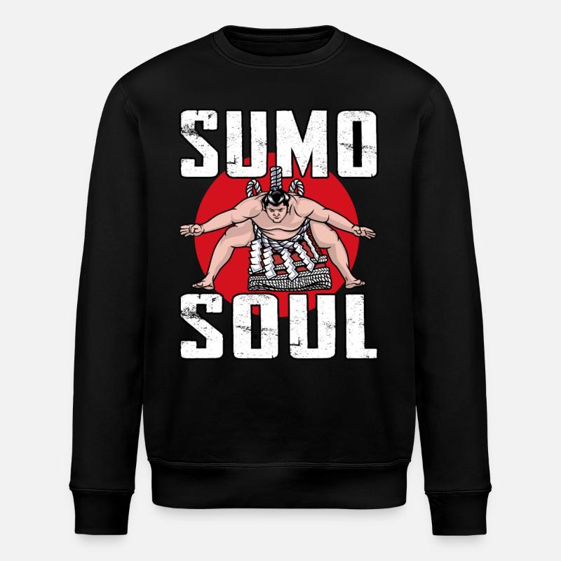 Sumo-Seele - Stanley/Stella Unisex Bio-Sweatshirt ROLLER - Schwarz