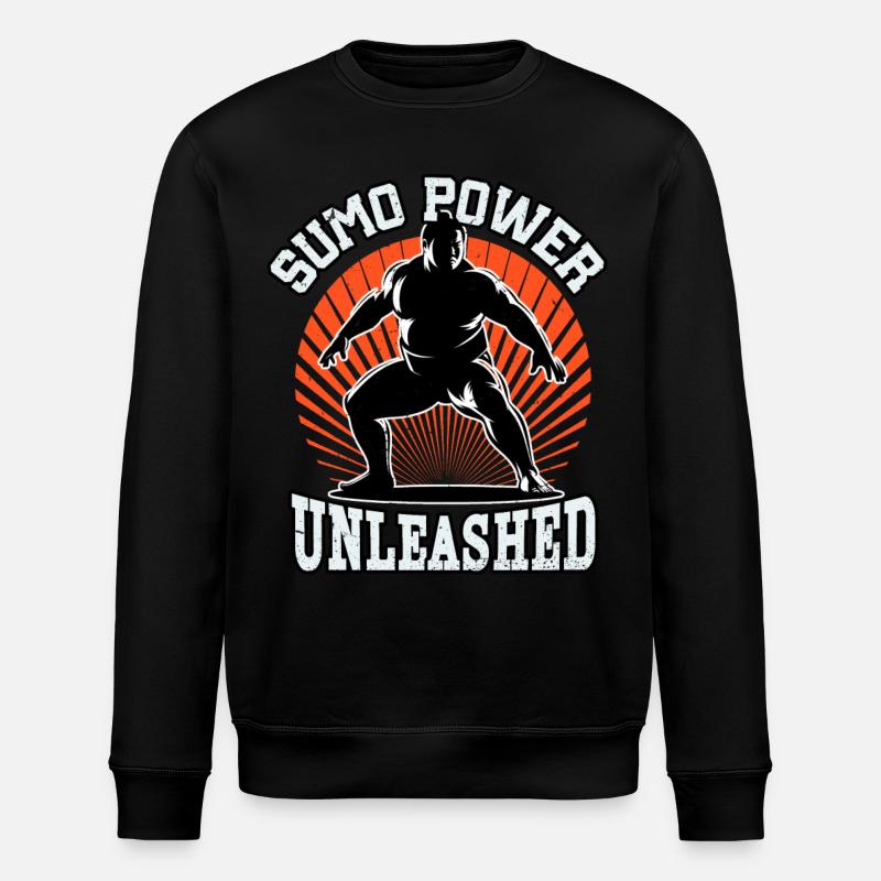 Sumo Power unleashed - Stanley/Stella ROLLER Unisex Organic Sweatshirt - black